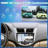 2+32G Android 13 Double Din Car Stereo Radio Compatible for Hyundai for Accent 2011-19 9'' Touch Screen Car Radio Audio Receiver with Wireless CarPlay Android Auto,Mirror Link,GPS Navigation view 2