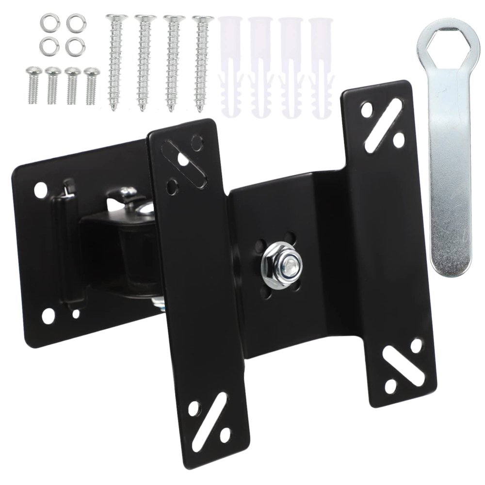 CAXUSD Tv Wall Mount Monitor Stand Riser Swivel Wall Mount for Flat Screen Tvs Easy Assembly