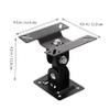 CAXUSD Tv Wall Mount Monitor Stand Riser Swivel Wall Mount for Flat Screen Tvs Easy Assembly view 2
