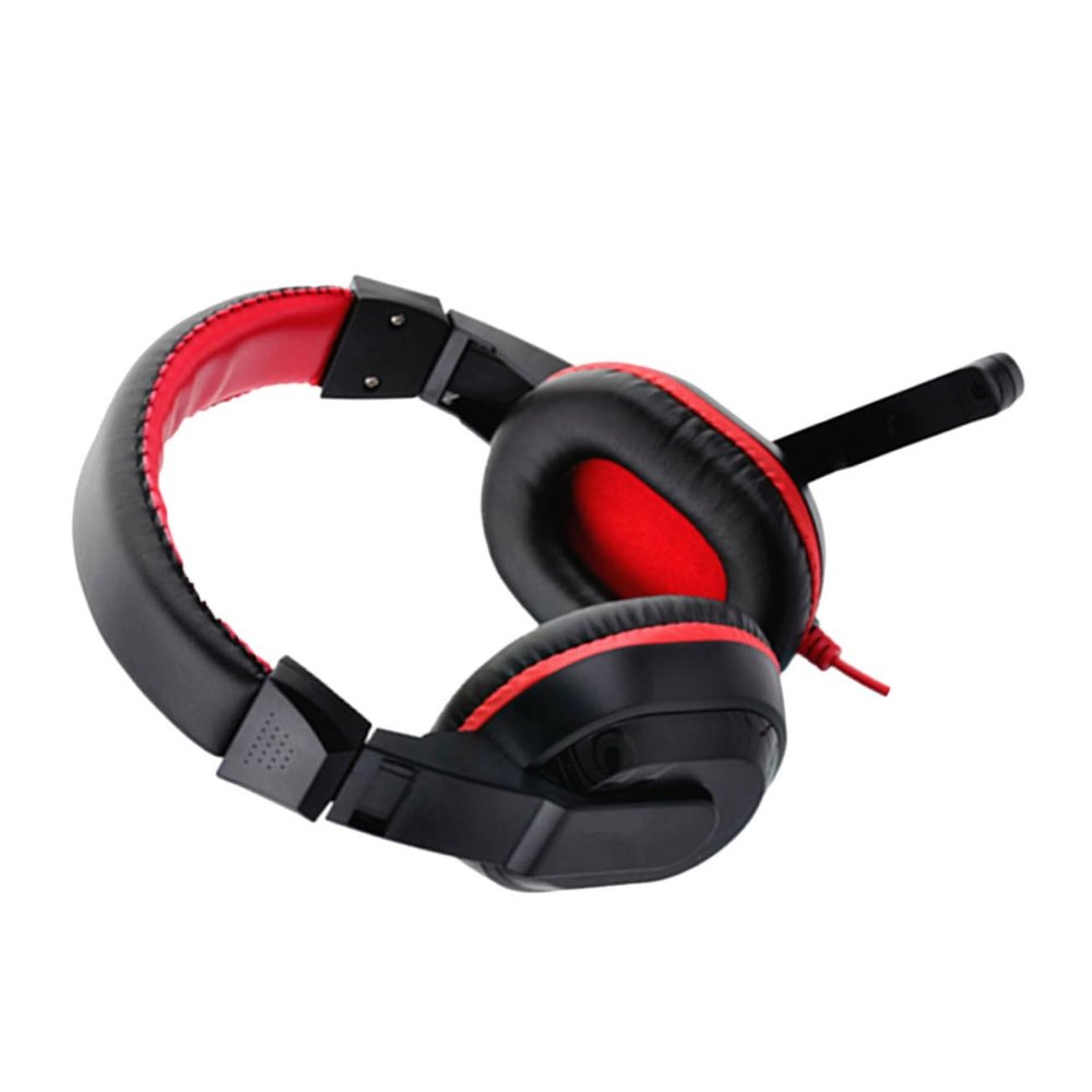 CAXUSD Gaming Headphones with Microphone Stereo Headset Noise-canceling for Laptop Random Color