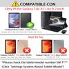 Case Keyboard for Samsung Galaxy Tab A7 Lite 8.7 inch 2021 - Mouse and Detachable Magnetic Keyboard Slim Case Auto Sleep/Wake (Black) view 2