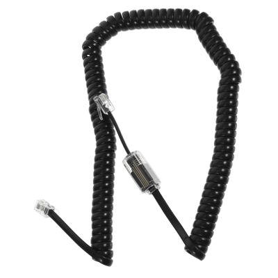 OSOLADY 1set Retractable Telephone Cord Set Anti-Tangle Detangler Connector Pc Spiral Phone Cable for Use Elegant