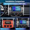 2+32G Android 13 Double Din Car Stereo Radio to 07-13 Compatible with Toyota FJ with Cruiser 9'' Touch Screen Car Radio Audio Receiver with Wireless CarPlay Android Auto,Mirror Link,GPS Navigation view 2
