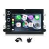 Android 13 Double Din Car Stereo Radio Compatible for Ford F150/F250 2004-2014 7'' Touch Screen Car Radio Audio Receiver with Wireless Car Play Android Auto,Mirror Link,GPS Navigation,WiFi,Camera view 1