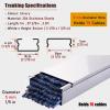 HDYZJQ 100cm Long Cable Channels to Hide Wires - Stainless Steels, Floor Cable Cover for Electronics/Office/Warehouses, Wall Corner Cable Trunking/Raceway Cable(8x4cm-Hold 70 Cables) view 2