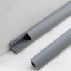 HDYZJQ Corner Cable Hider/Wire Tracking, Self-Adhesive Cable Cover Raceway for Wall Baseboard Ceiling, 2Pack PVC Floor Carpet Cable Channel for Home Conference Rooms(Gray,32x32mm(1 1/4x1 1/4 in)) view 1