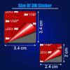 ROVE Windshield Electrostatic Films & 3M Sticky Tapes  2 Pack Each for Front & Rear (Compatible with R2-4K Dual Dash Cam) view 3