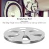 1/4 7 Inch Empty Reel for Reel to Reel Tape Players, Open Reel Sound Tape Takeup Reel, Aluminum Alloy Recording Takeup Reel with 3 Hole, Replacement Opening Machine Part (Silver view 2