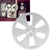1/4 7 Inch Empty Reel for Reel to Reel Tape Players, Open Reel Sound Tape Takeup Reel, Aluminum Alloy Recording Takeup Reel with 3 Hole, Replacement Opening Machine Part (Silver view 4