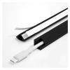 HDYZJQ 2Pack Self Adhesive Corner Duct Cable Raceway, 3.3ft Large Paintable Corner Cord Cover for Wall Corner/Ceiling, PVC Cable Organizer Channel/Cable Trunking(Black,Holds 5-8 Wires) view 1