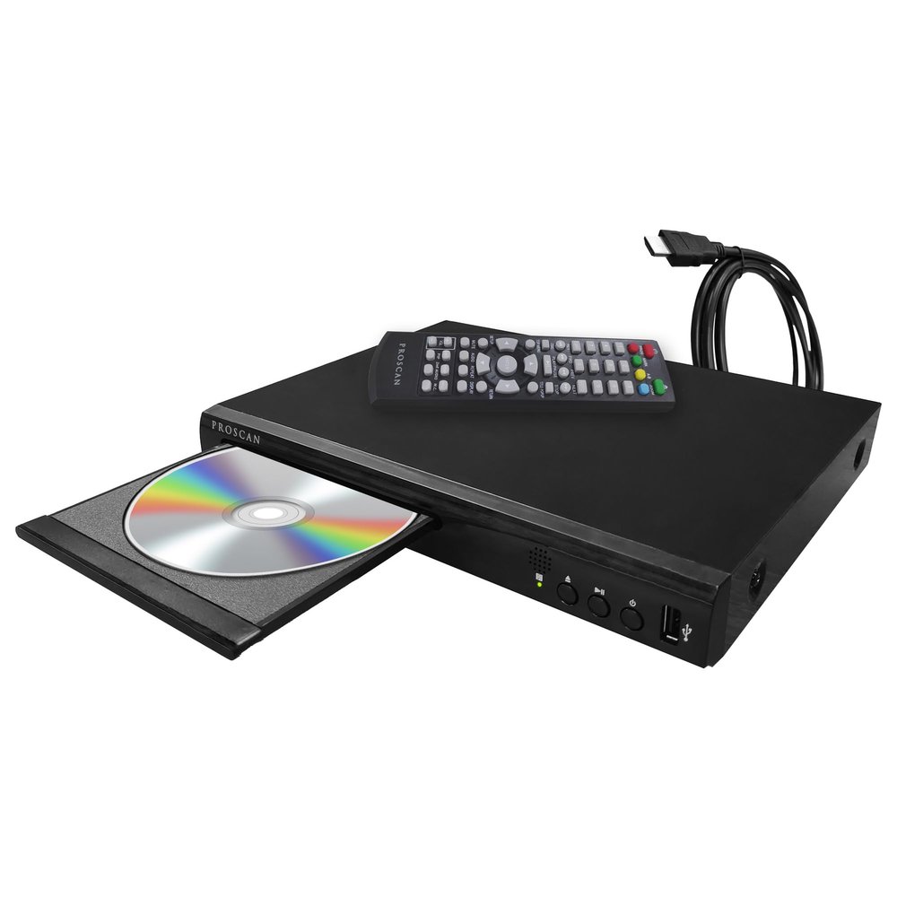 Compact HDMI Blu-ray Player with Remote Control | 6' HDMI Cable and Multi-Language Support | Bluray and dvd Players for TV | Supports Multiple Disc Formats and Dolby Surround Sound