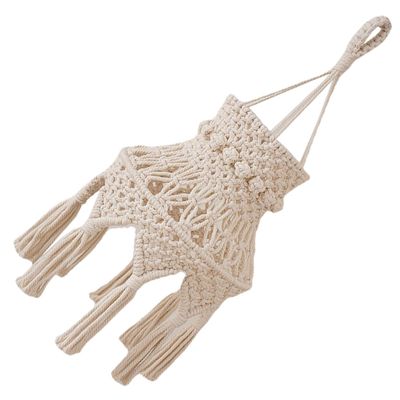 CIYODO Boho Knitting Lampshade Ceiling Pendant Light Accessory Decorative Hanging Shade for Home
