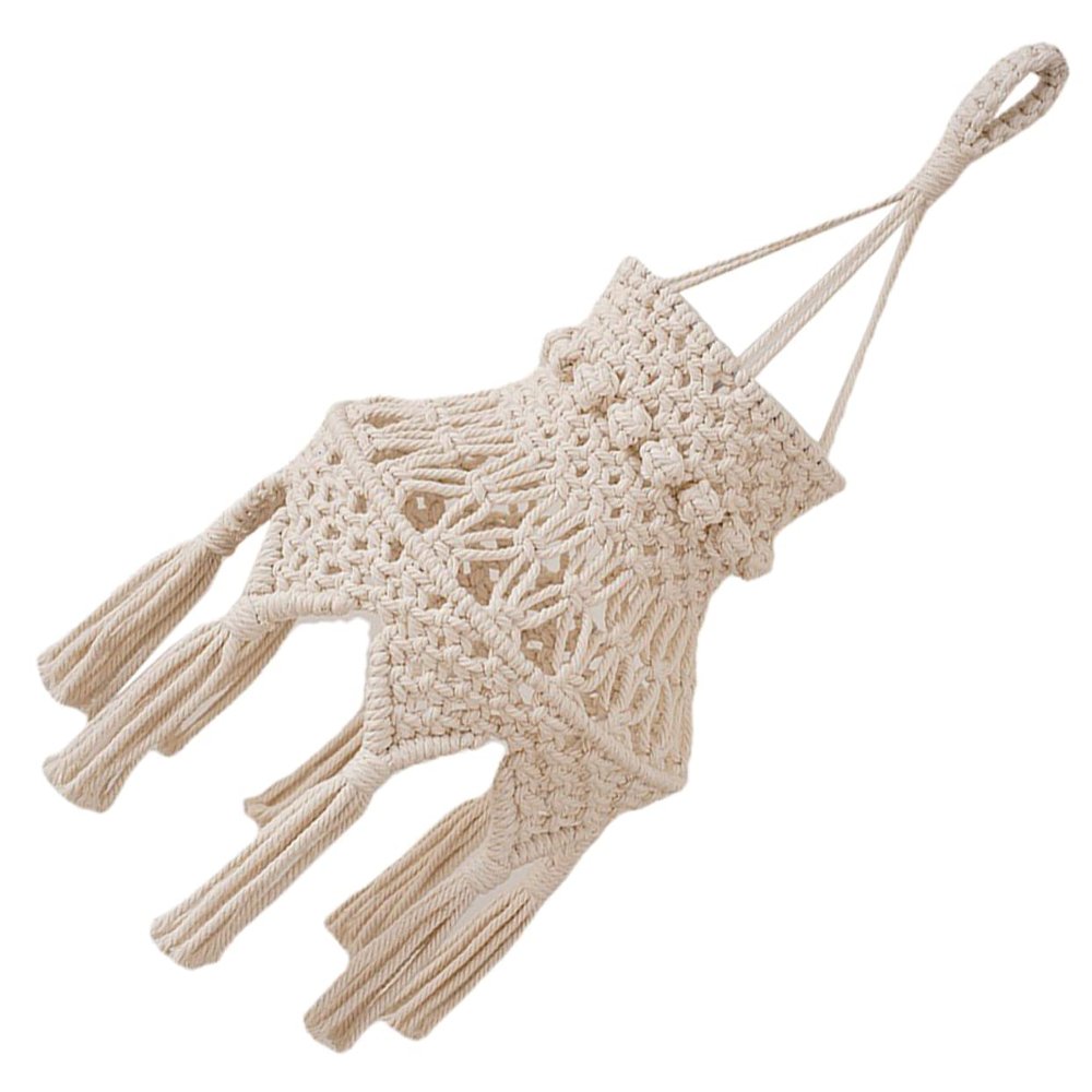 CIYODO Boho Knitting Lampshade Ceiling Pendant Light Accessory Decorative Hanging Shade for Home