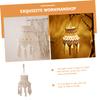 CIYODO Boho Knitting Lampshade Ceiling Pendant Light Accessory Decorative Hanging Shade for Home view 2