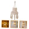 CIYODO Boho Knitting Lampshade Ceiling Pendant Light Accessory Decorative Hanging Shade for Home view 3