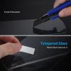 Oulesh Navigation Screen Tempered Film for Tesla Model 3 2024, Car GPS Navigation Tempered Glass Touch Screen Film Black Edge view 4