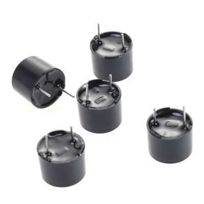 MUCKLILY 5pcs Active Piezo Buzzer Electromagnetic Sound Buzzer Alarms Input for Security