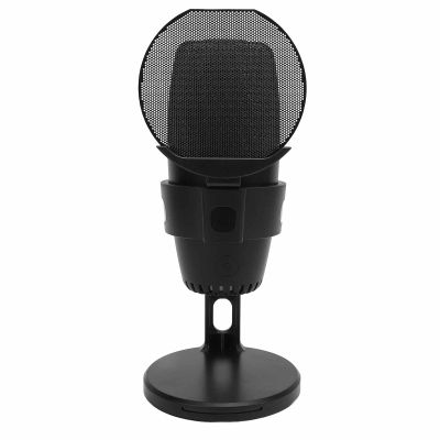Gaming USB Microphone, Quick Mute Function, Colorful Light, Filter, Shock Mount, for PC Recording Streaming Podcasting, with Adjustable Lighting Effects for Live Streaming