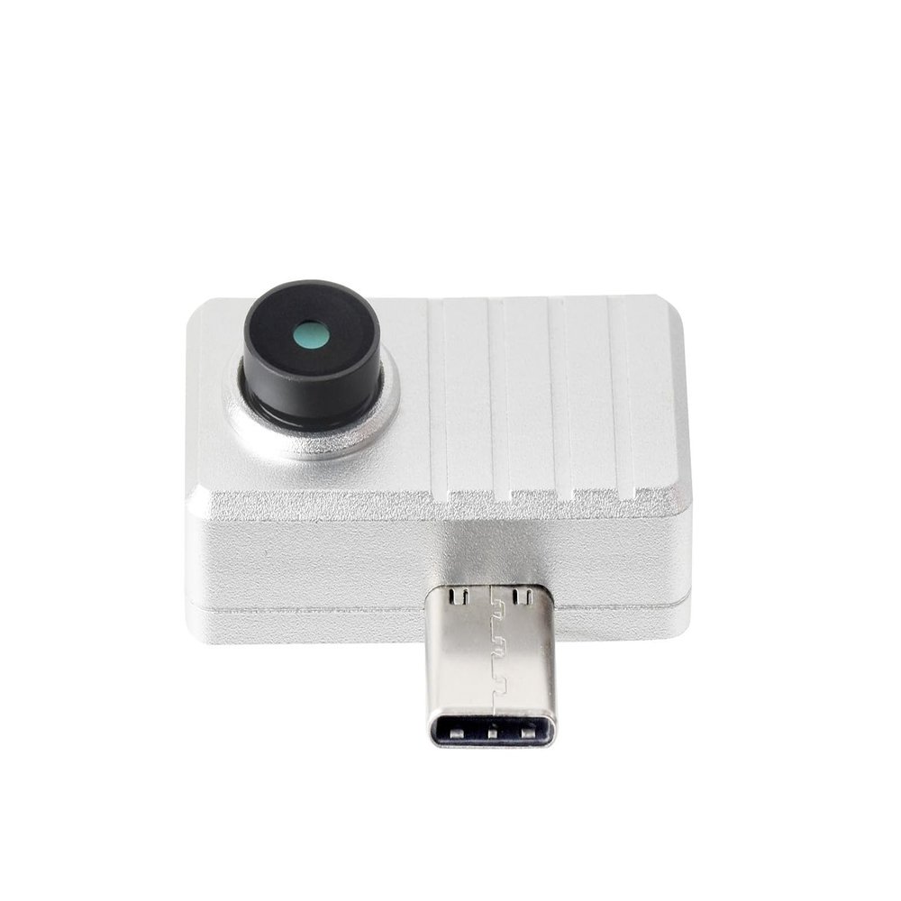 Waveshare Smartphone IR Thermal Imaging Camera (B), Type-C Port, Plug and Play, Comes with Aluminum Alloy Case, 90 FOV