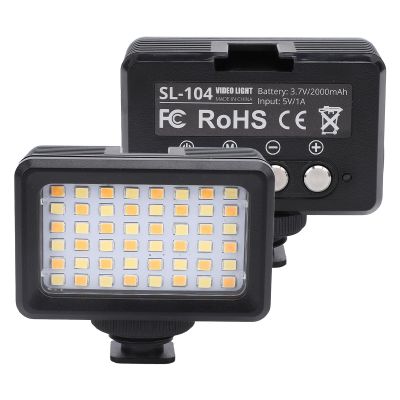 Underwater Light, 131ft Water Proof Diving Light High Power LED Video Light with Cold Shoe Mount, 2700K to 5600K Portable Dive Light for Action Camera