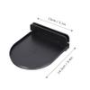Parliky 1pc Plastic Speaker Holder for Stylish Wall-Mounted Bracket Space-Saving Design for Living Room Bedroom Kitchen Compatible WiFi Routers and view 2