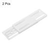 HARFINGTON 2pcs Adhesive Punch-Free Socket Holder, Power Strip Holder, Self-Adhesive Wall Mount Desk Socket Fixer for Remote Control, Router, White view 3