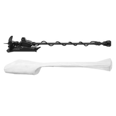 Oceansouth Custom trolling Motor Cover Designed for Garmin (Cover Compatible with Force Kraken, 63", White)