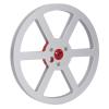 1/4 7 Inch Empty Tape Reel, Aluminum Alloy, Classic Design, 6 Holes, 7 Inch Tape Reel for Tape Recorder, for Reel to Reel Tape Players, with Sound Tape for Opening Machine Part view 1