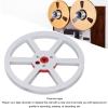 1/4 7 Inch Empty Tape Reel, Aluminum Alloy, Classic Design, 6 Holes, 7 Inch Tape Reel for Tape Recorder, for Reel to Reel Tape Players, with Sound Tape for Opening Machine Part view 4