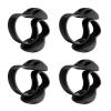 HARFINGTON 4pcs Cable Clips Non-Adhesive S Shape Cable Management for Cord Organizer Cable Clips Bedroom Nightstand Wire Desk Table Accessories Office Spaces Car, Grey/White view 1