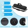 PATIKIL Tripod Carrying Case, 21.7" x 5.1" Heavy Duty Nylon Padded Tripod Bag with Adjustable Shoulder Straps and Handles for Light Stands Umbrellas Tripods Mic Speaker Stand, Black view 4