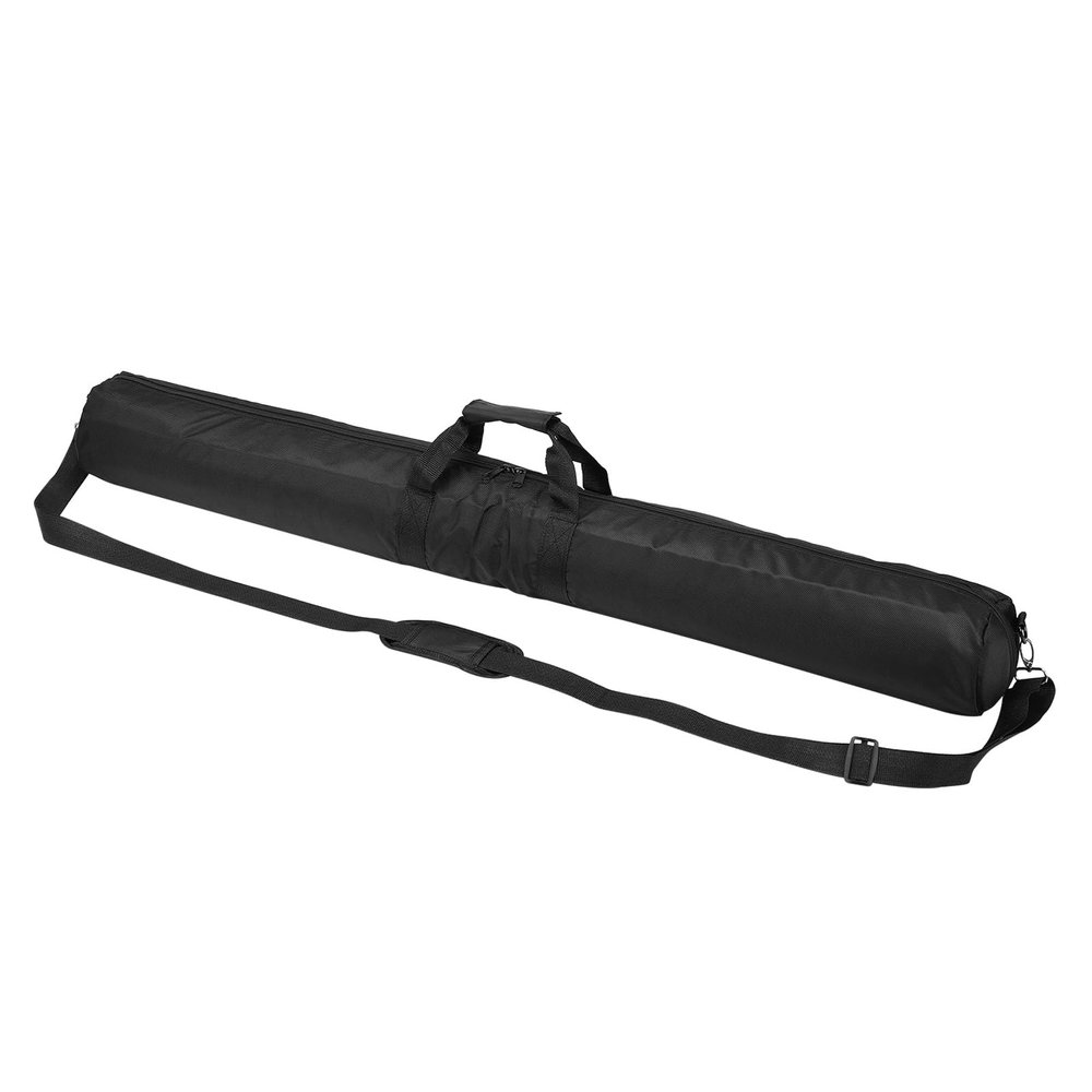 PATIKIL Tripod Carrying Case, 47.2" x 5.1" Heavy Duty Nylon Padded Tripod Bag with Adjustable Shoulder Straps and Handles for Light Stands Umbrellas Tripods Mic Speaker Stand, Black