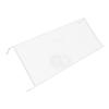 OSOLADY Metal Monitor Stand Riser Ergonomic Computer Display Riser Mesh Design for Office Desk Organization Height for Eye Comfort White Single Layer view 1
