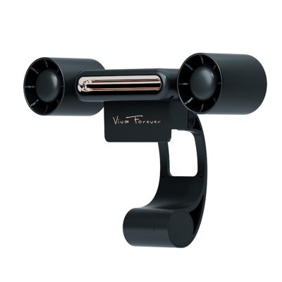 DLOULP Hanging-Screen Fan 1200mAh Rechargeable Air Conditioning Office Appliances Computer Clip Air Cooling Fan with LED Lamp