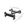 OSOLADY Adjustable Car Headrest Phone Holder Backseat Tablet Mount for Phones Lightweight Design for Easy Installation Compatible with Devices Black view 2