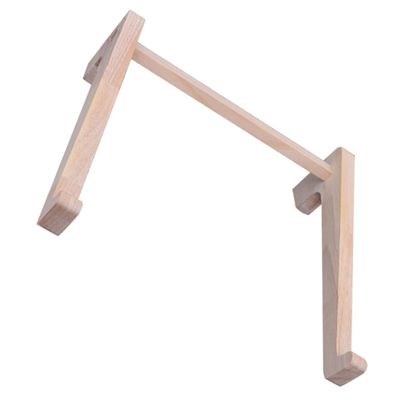 OSOLADY Solid Wood Laptop Vertical Stand Desk Riser for Lap Wooden Laptop Lifter