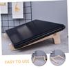 OSOLADY Solid Wood Laptop Vertical Stand Desk Riser for Lap Wooden Laptop Lifter view 4