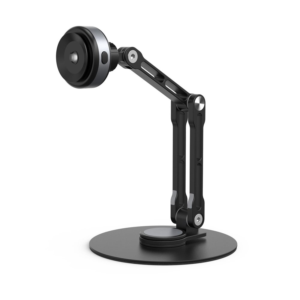 DLOULP Tablet Phone Stand Holder with Strong Suction Cup Aluminum for Tablets Pads Smartphones 360Swivel Height Adjustable