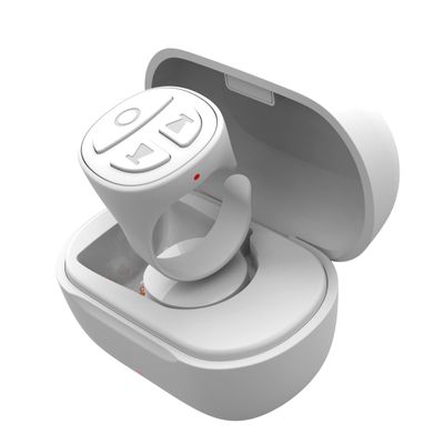 Vekesen Tiktok Scrolling Ring for iPhone, Bluetooth Camera Remote Control, Remote Control for TIK Tok Scrolling Ring for iPhone, Android (White)