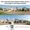 Dual Lens Cameras for Home Security,2.4G/5G PTZ Outdoor Plug-in Camera,Motion Tracking,Night Vision,24/7 Continous Recording,Work With NVR/DVR Surveillance System,Weather Proof,SD/Cloud Storage view 4