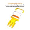 EZYUMM 20PCS RJ12 Connector, 6P6C Modular Telephone Connector Plugs(with 3-pronged Contacts) for Solid or Stranded Phone Line Cord Conductors view 4