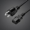10PACK 6FT Power Cord, UL 3 Prong AC Long Computer Monitor Power Cord, C13 Power Cable for PC, Desktop, Printer, Scanner, 15Amps 16 AWG 3000W Heavy Duty IEC Cable NEMA 5-15P to IEC C13 view 1