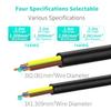 10PACK 6FT Power Cord, UL 3 Prong AC Long Computer Monitor Power Cord, C13 Power Cable for PC, Desktop, Printer, Scanner, 15Amps 16 AWG 3000W Heavy Duty IEC Cable NEMA 5-15P to IEC C13 view 2