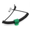 HangTon 12V DC Barrel Right Angle Rotate Power Cable for Blackmagic Cinema Camera BMCC 6K, Pocket BMPCC 4K 6K Pro Coiled view 4