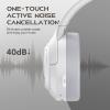 Black Shark JoyBuds Max Active Noise Cancelling Headphones, 50H Playtime Wireless Over Ear Headphones with Microphone, Bluetooth 5.4 Gaming Headsets Comfort Fit Ear Cups, 6EQ Modes via APP (White) view 4