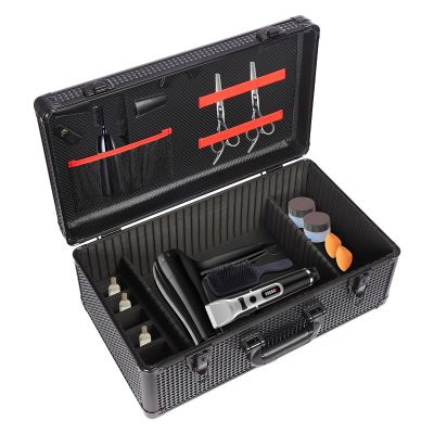 EcoTypee Barber Accessories Case, Professional Barber Case with Lock, Barber Cases for Clippers and Supplies, Hairdressing Tools Storage Case for Hair Stylist Pet Groomer