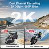 INNOVV RC6 Motorcycle DashCam Set with Blind Spot Detection, QHD 2K+1080P Front and Rear Camera, Lane Change Assist System with Voice & Indicators Alert, IP67 Waterproof, 24hr Sentry Mode view 2