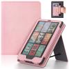 Lainergie Case for Kindle Paperwhite 7"/6.8" (12th/11th Gen, 2024/2021) & Kindle Colorsoft Signature Edition 2024, Slim PU Shell Cover with Stand, Hand Strap, Auto-Wake/Sleep Feature Not for TCL, Pink view 1