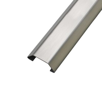 YLLSMGS Metal Floor Cable Cover 39in Stainless Steel Decorative Self Adhesive Cable Hider Cable Cover Floor for Office Home Public(Silver,26 * 9mm/1.02 * 0.35in)