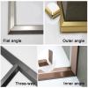 YLLSMGS Metal Floor Cable Cover 39in Stainless Steel Decorative Self Adhesive Cable Hider Cable Cover Floor for Office Home Public(Silver,26 * 9mm/1.02 * 0.35in) view 3